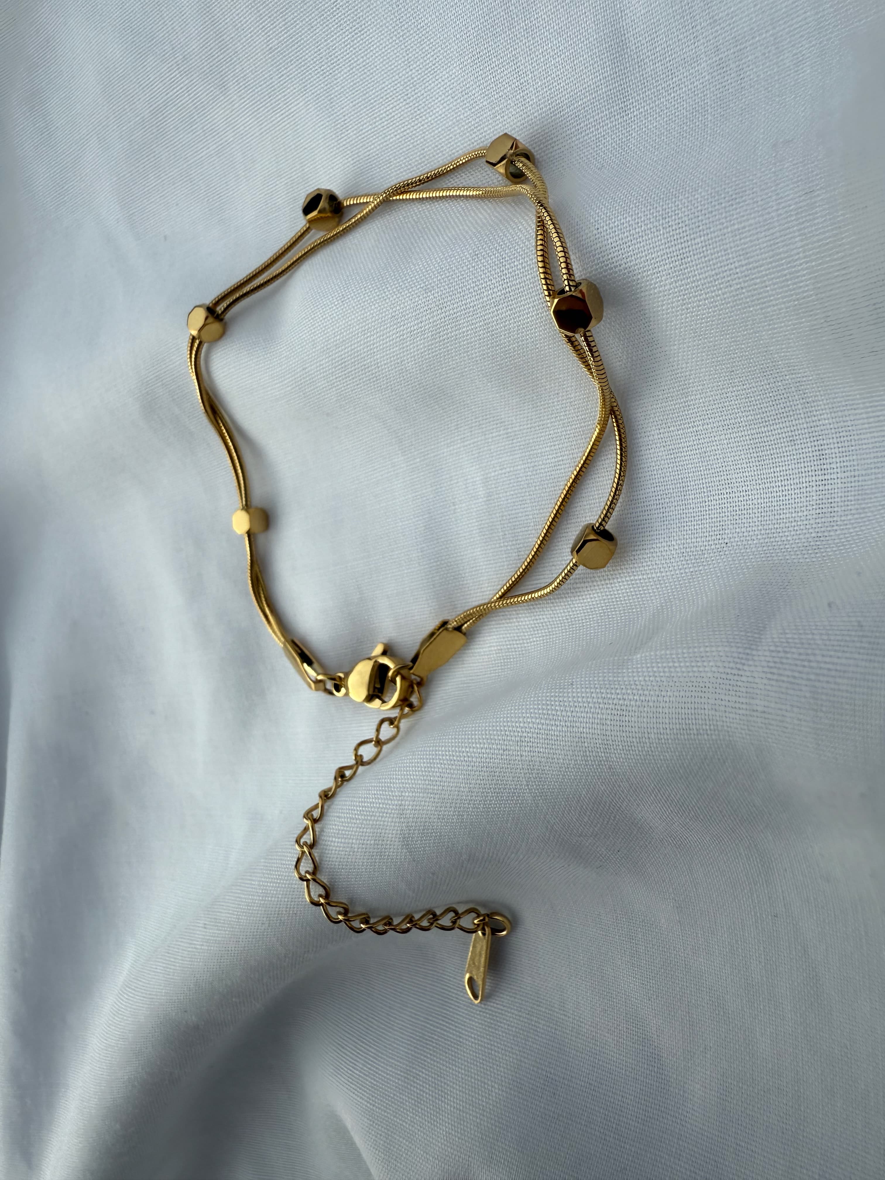 Pulsera Dorado Infinito